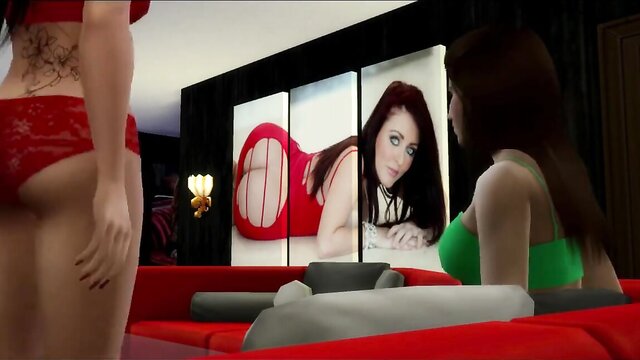 Sims 4 Halloween XXX: Asa Akira, Alexis Texas, Abella Danger in Home Video