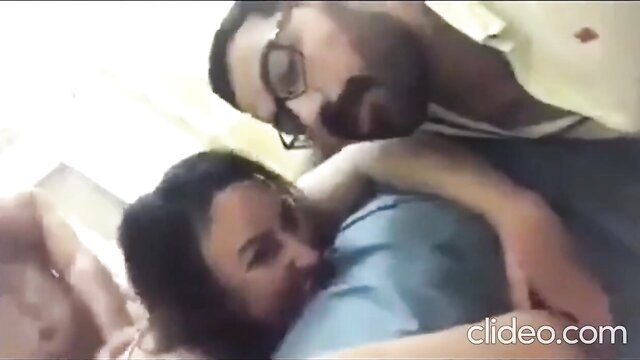 Egyptian bitch gets fucked in front of her friend in 3some video