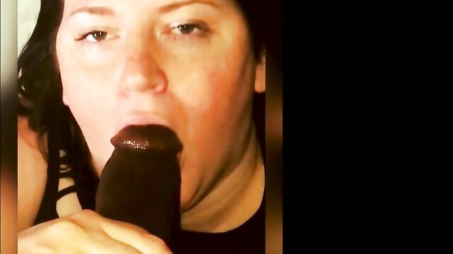 A esposa adora chupar o meu pau: vídeo erótico interracial com MILF BBW com seios grandes e bunda curvilínea, de Whengodeats.