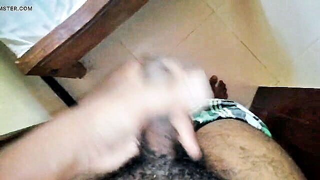 Sri Lankan boy\'s home casting with a hairy gay cock