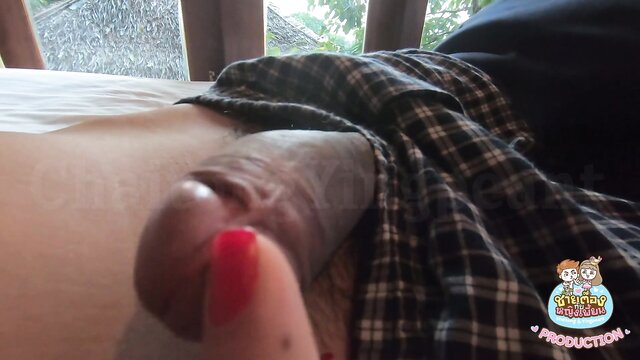 Blowjob and vaginal sex in the morning with my Thai girlfriend