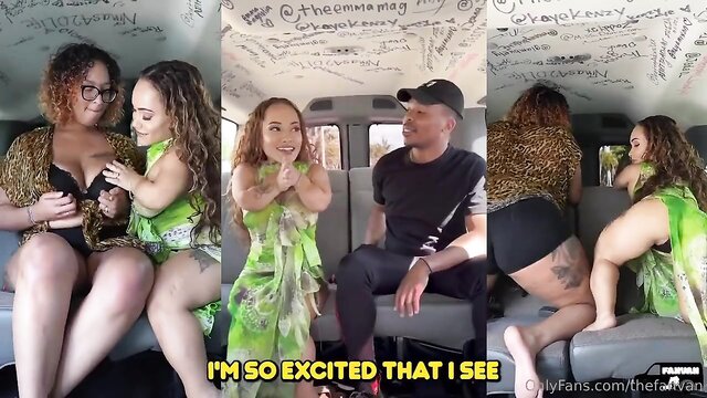 Busty midget Tanya Tanya gets a hardcore threesome in Bang Bus