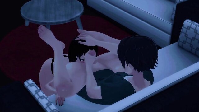 MMD sex with horny Japanese hentai