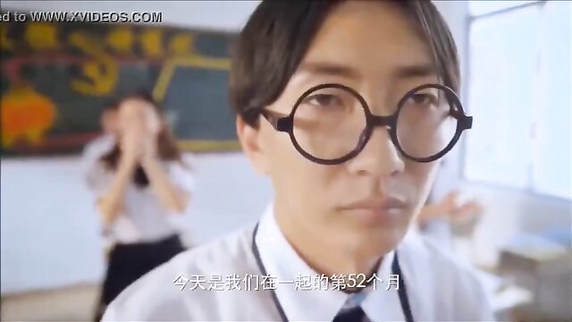 High definition video of a stunning Chinese teacher