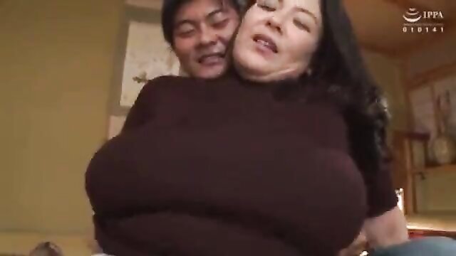Japanese big boobs mom and daughter tempt their husband when his wife is away