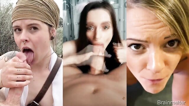 Watch the best blowjobs and deep throat action in this compilation video